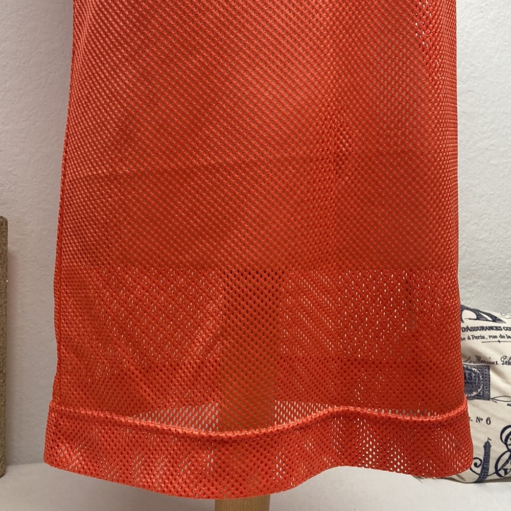 Nike | Orange Net Sleeveless Top Sz XS - Picture 3 of 9
